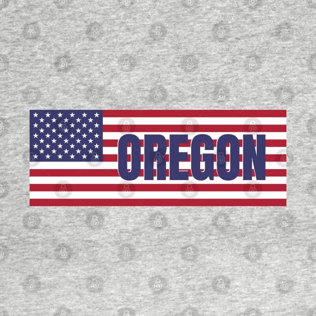 Oregon State in American Flag by aybe7elf